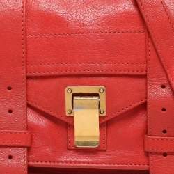 Proenza Schouler Orange Leather PS1 Shoulder Bag