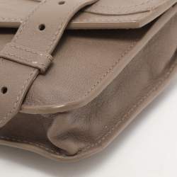 Proenza Schouler Grey Leather PS1 Wallet On Chain