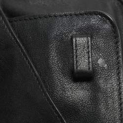 Proenza Schouler Black Leather Tiny PS1 Top Handle Bag