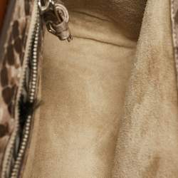 Proenza Schouler Beige Python Classic PS11 Shoulder Bag