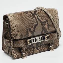 Proenza Schouler Beige Python Classic PS11 Shoulder Bag