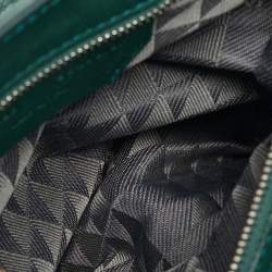 Pre Owned حقيبة برونزا شاولر PS1 جلد أخضر متوسط بمقبض علوي