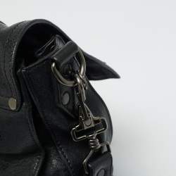 مملوكة مسبقًا Proenza Schouler PS1 Large Black Leather Top Handle Bag