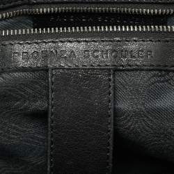 مملوكة مسبقًا Proenza Schouler PS1 Large Black Leather Top Handle Bag