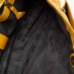 Pre Owned Proenza Schouler PS1 Yellow Leather Top Handle Bag