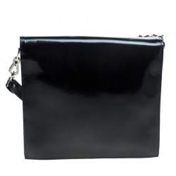 Pre Owned Proenza Schouler Black Leather Record Shoulder Bag