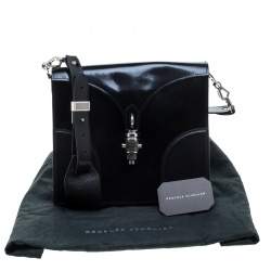 Pre Owned Proenza Schouler Black Leather Record Shoulder Bag
