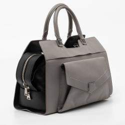 Pre Owned Proenza Schouler Grey Leather Small PS13 Satchel