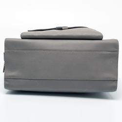 Pre Owned Proenza Schouler Grey Leather Small PS13 Satchel