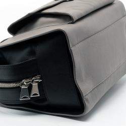 Pre Owned Proenza Schouler Grey Leather Small PS13 Satchel