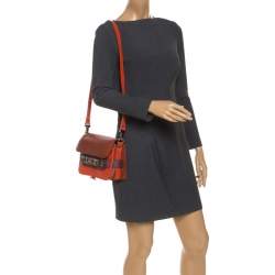Pre Owned Proenza Schouler Multicolor Leather Mini Classic PS11 Shoulder Bag