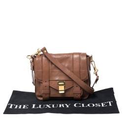 Pre Owned Proenza Schouler Brown Leather PS1 Mini Shoulder Bag