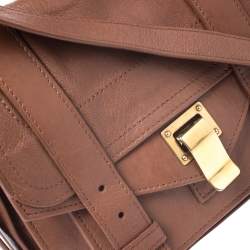 Pre Owned Proenza Schouler Brown Leather PS1 Mini Shoulder Bag