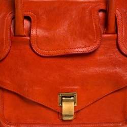 Pre Owned Proenza Schouler Orange Leather PS1 Tote