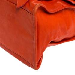 Pre Owned Proenza Schouler Orange Leather PS1 Tote