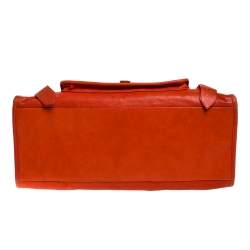 Pre Owned Proenza Schouler Orange Leather PS1 Tote