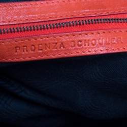 Pre Owned Proenza Schouler Orange Leather PS1 Tote