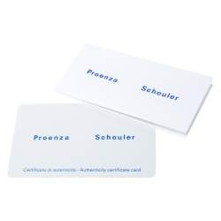 Pre Owned Proenza Schouler Blue Leather PS1 Wallet On Chain