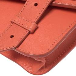 Pre Owned Proenza Schouler Orange Leather PS1 Wallet On Chain