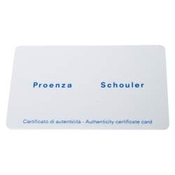 Pre Owned Proenza Schouler Orange Leather PS1 Wallet On Chain