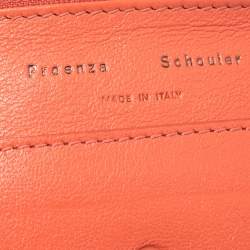 Pre Owned Proenza Schouler Orange Leather PS1 Wallet On Chain