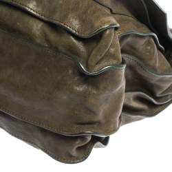 Proenza Schouler Seaweed Green Leather PS1 Top Handle Bag