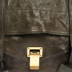 Proenza Schouler Seaweed Green Leather PS1 Top Handle Bag