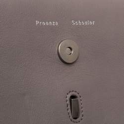 Pre Owned Proenza Schouler Grey Leather Mini Classic PS11 Shoulder Bag