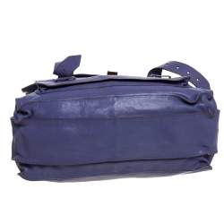 Proenza Schouler Purple Leather Large PS1 Top Handle Bag