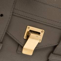 Pre Owned Proenza Schouler Dark Beige Leather Ps1 Wallet on Chain