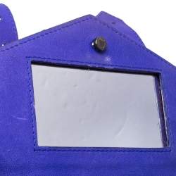 Pre Owned Proenza Schouler Blue Leather PS1 Wallet On Chain