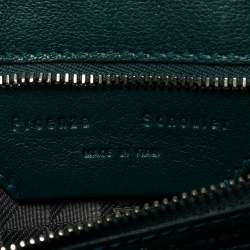 Proenza Schouler Green Leather Medium PS1 Top Handle Bag