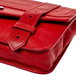 Proenza Schouler Red Leather PS1 Wallet On Chain
