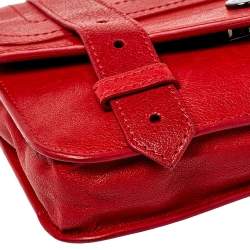 Proenza Schouler Red Leather PS1 Wallet On Chain