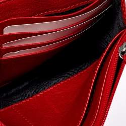 Proenza Schouler Red Leather PS1 Wallet On Chain