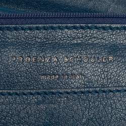 Pre Owned Proenza Schouler Blue Leather PS1 Crossbody Bag