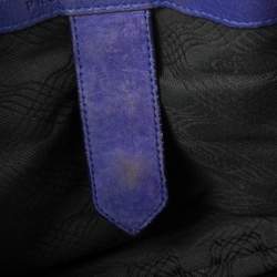 Pre Owned Proenza Schouler Purple Leather Large PS1 Top Handle Bag