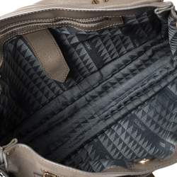 Proenza Schouler Grey Leather Medium PS1 Top Handle Bag