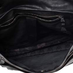 Proenza Schouler Black Leather Large PS1 Top Handle Bag