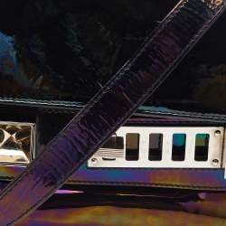 Pre Owned Proenza Schouler Multicolor Holographic Patent Leather Mini Classic PS11 Shoulder Bag