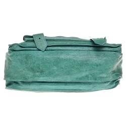 Proenza Schouler Green Leather PS1 Medium Top Handle Bag