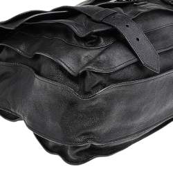 Proenza Schouler Black Leather Large PS1 Top Handle Bag
