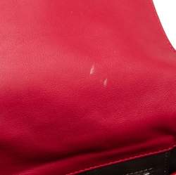 Pre Owned Proenza Schouler Red Leather  Ps Courier Shoulder Bag