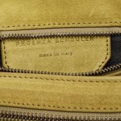 Proenza Schouler Green Suede PS1 Top Handle Bag