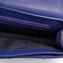 Pre Owned Proenza Schouler Blue Quilted Leather BG 111th Anniversary PS11 Shoulder Bag