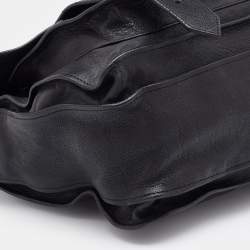 Proenza Schouler Black Leather Medium PS1 Top Handle Bag 