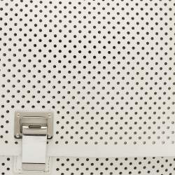 Proenza Schouler White Perforated Leather Lunch Clutch