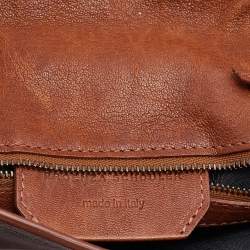 Pre Owned Proenza Schouler Brown Leather PS1 Double Chain Bag