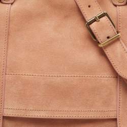 Proenza Schouler Beige Suede Large PS1 Top Handle Bag