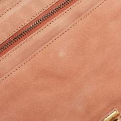 Proenza Schouler Beige Suede Large PS1 Top Handle Bag